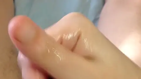 Straight Boy Jerks Off Big Cock in Secret