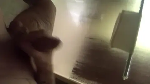 Guy Masturbates in Shower at Casino