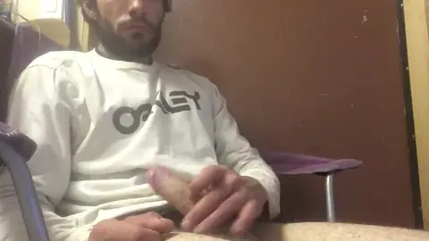Horny Guy Jerks Off Alone