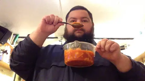 Gay Food Fetish Scene with Oral Sex