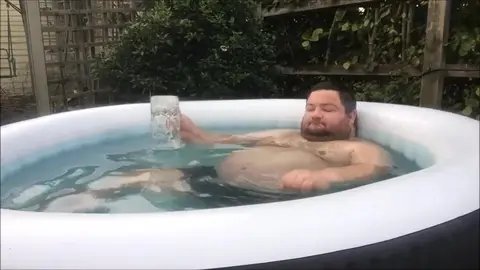 Hottub Sex with Belly Expansion