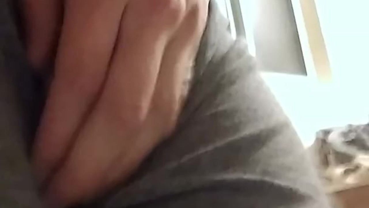 Guy Wets Grey Boxers in Exciting Leak Scene