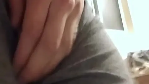 Guy Wets Grey Boxers in Exciting Leak Scene