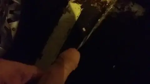 Gay Men Pissing in Public Outdoor Setting