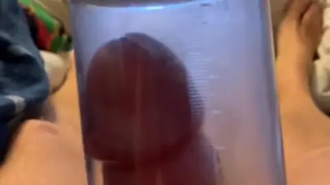 Guy Jerks Off in Bed