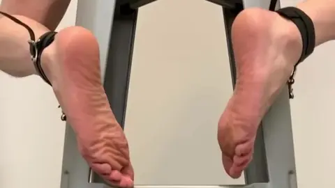 Gay Slave Shackled by the Ankles