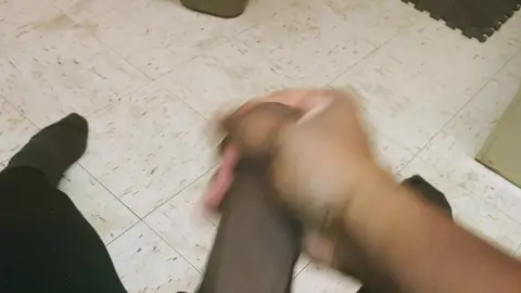 Office Worker Masturbates at Desk
