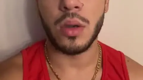 Latin Guy Masturbates While Smoking
