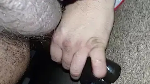 Gay Guy Stretches His Hole with Huge Dildo
