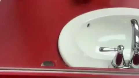 Guy Jerks Off and Cums in Public Restroom
