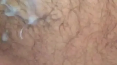 Hairy Bear Masturbates and Plays with Cum