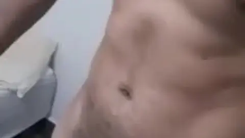 Horny Guy Jerks Off with Huge Erection