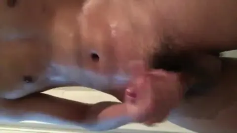 Muscular Guy Masturbates for Older Men