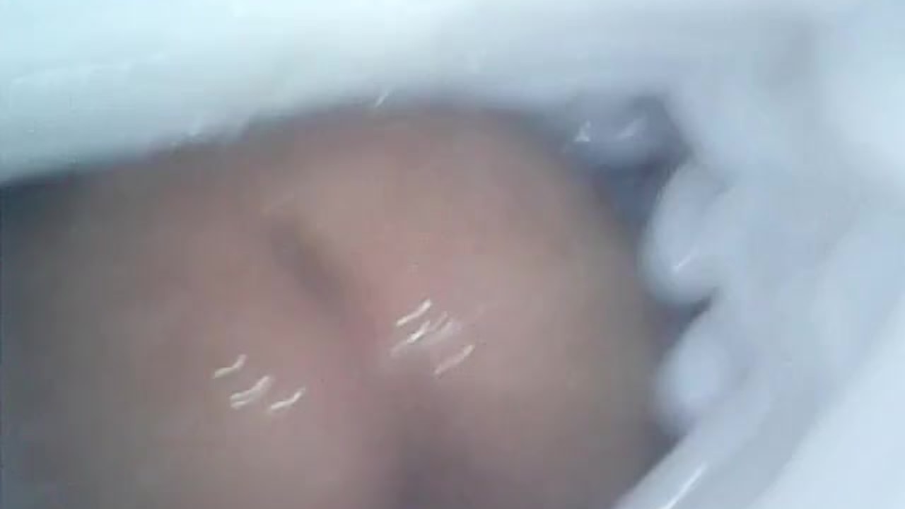 Close-Up Cumshot with Camera Attached to Fleshlight