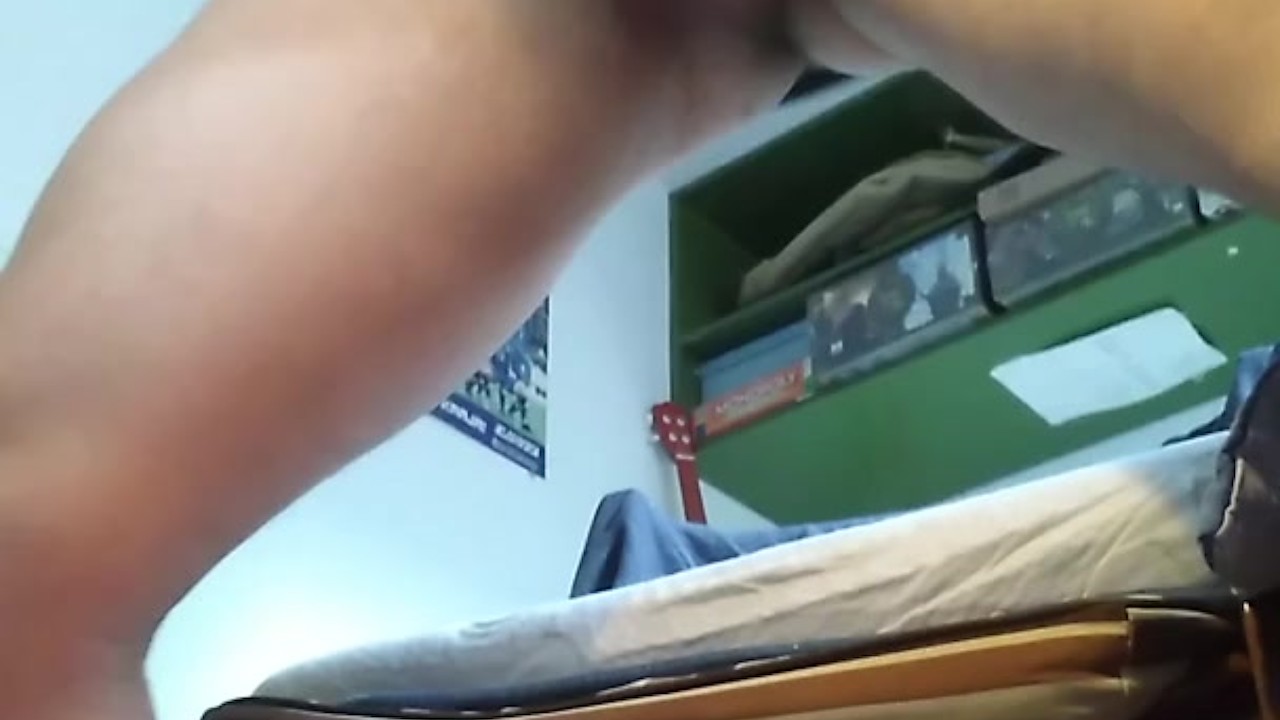 Young Boy Masturbates Big Cock to Cum