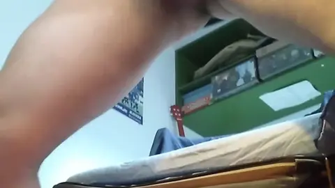 Young Boy Masturbates Big Cock to Cum