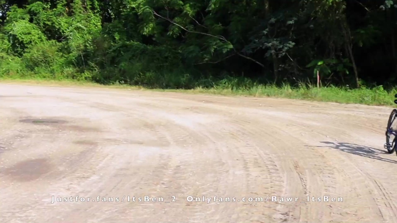 Teen Twink's First Time Piss Play on the Side of the Road