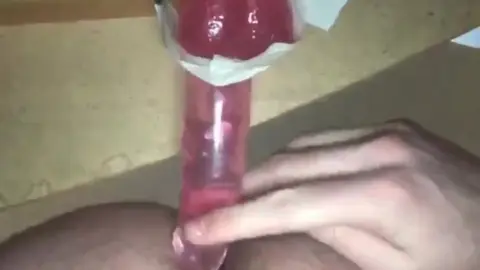 Bisexual Dildo Fucking in Doggy Style