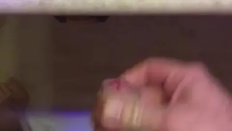 Gay Man Cums Using Wife's Nightguard