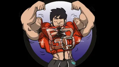 Muscle Men Encounter Gigantic Beasts in Dungeon Fantasy