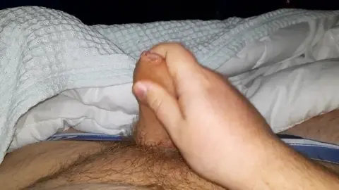 Hairy Bear Masturbates Morning Erection