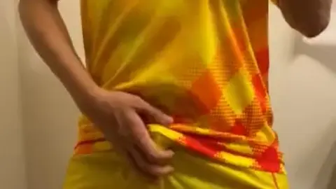 Soccer Players in Uniforms Have Gay Sex