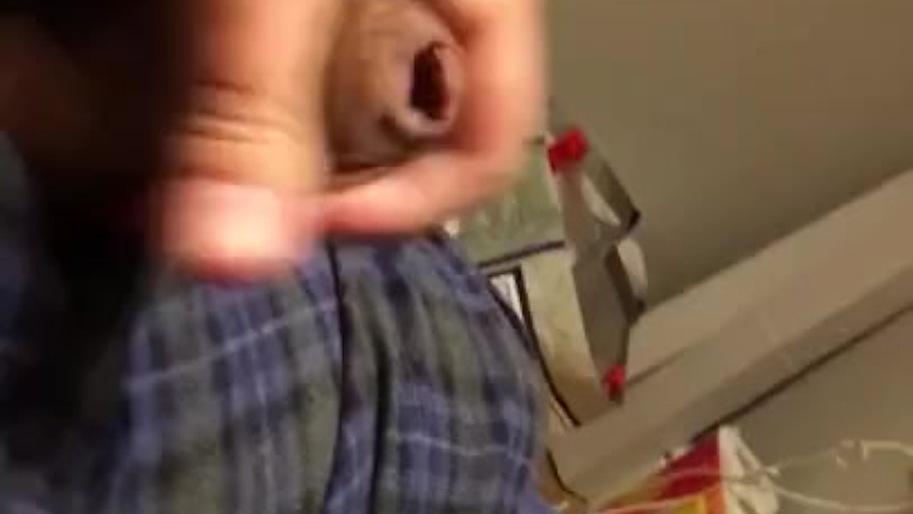 Hairy Daddy Masturbates Alone