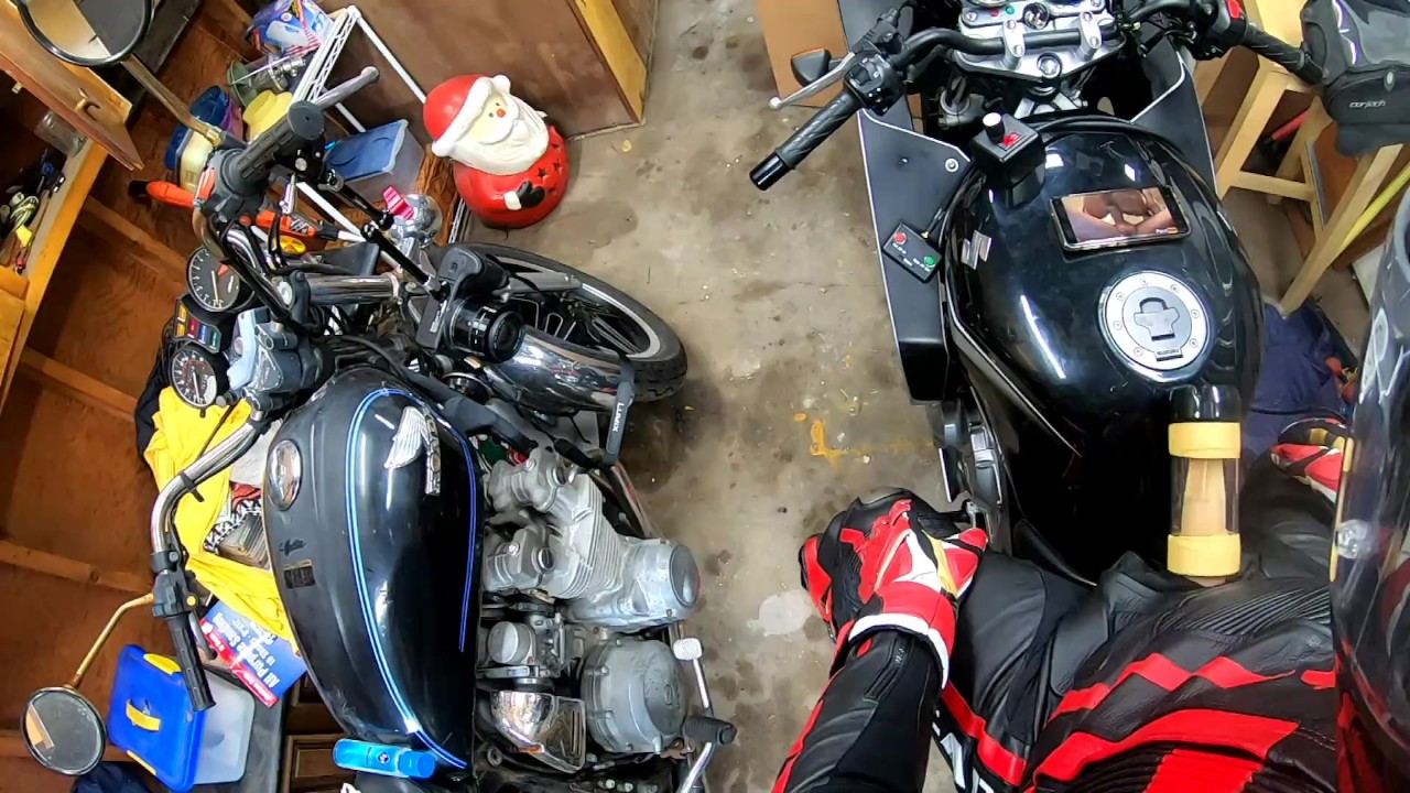 Leather Biker Gets Milked on Motorcycle