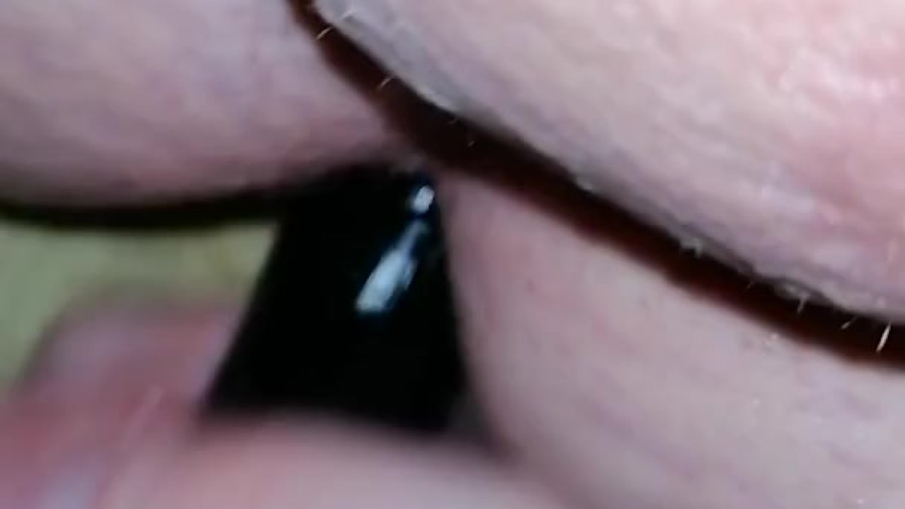 Young Boy Fucked with Black Dildo