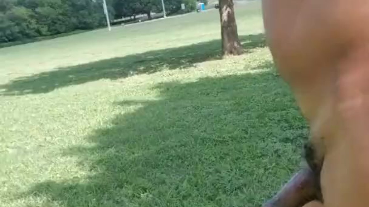 Guy Masturbates at Public Park