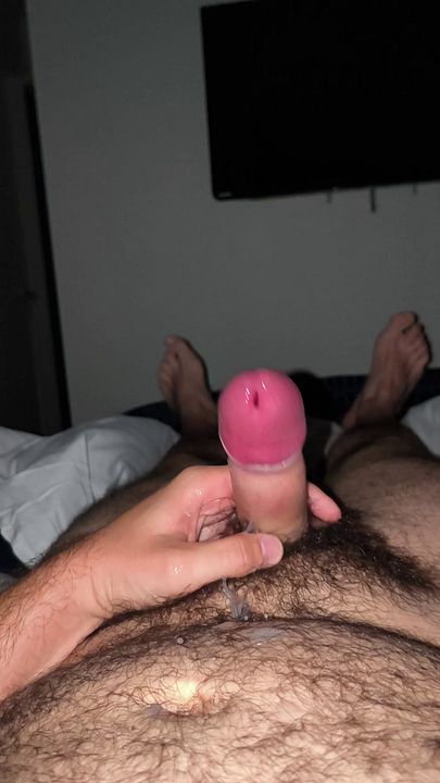 Guy Shares Cumshot with Random Online Stranger