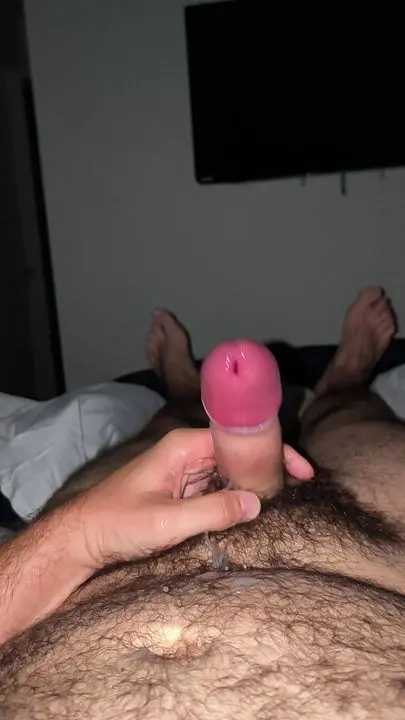 Guy Shares Cumshot with Random Online Stranger