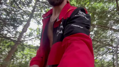 Big Cock Outdoor Play with Anal Toy Almost Gets Caught