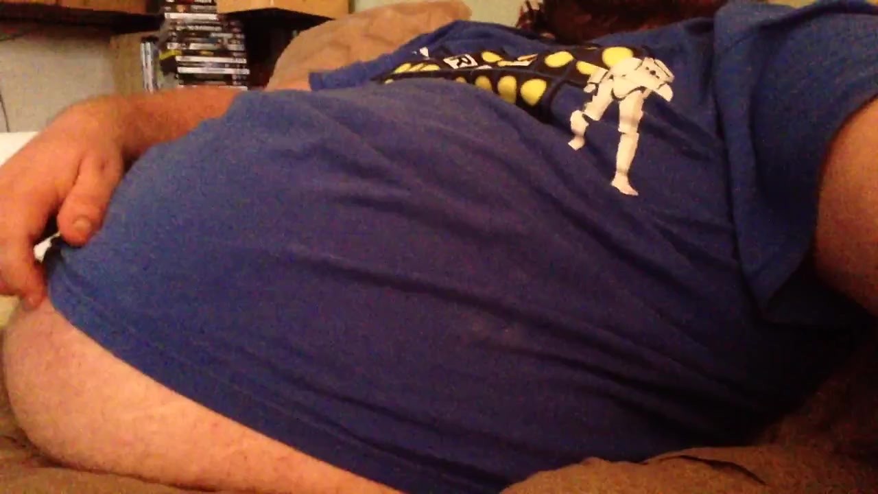 Gay Couple Enjoys Sensual Belly Rubbing