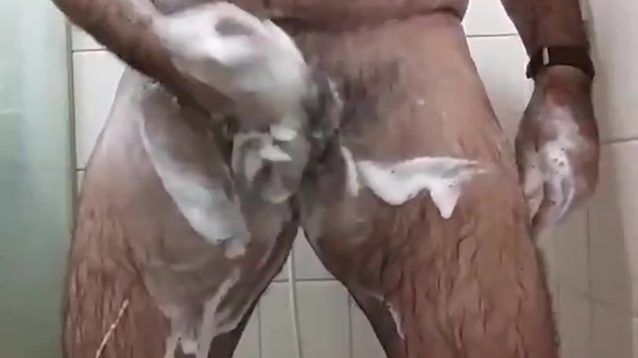 Hairy Latino Bear Shows Off His Body