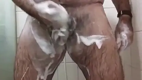Hairy Latino Bear Shows Off His Body