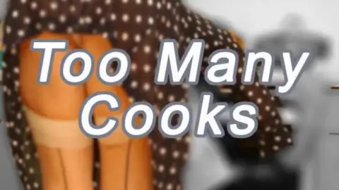 Gay Threesome in Kitchen with Multiple Tops