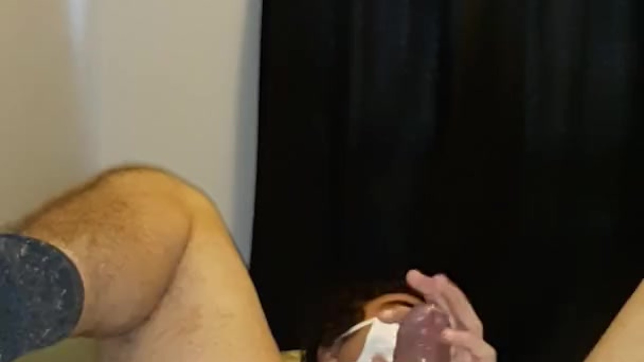 Guy Plays with Anal Plug and Milks His Cock
