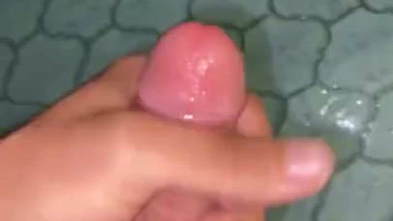 Guy Masturbates with Own Cum