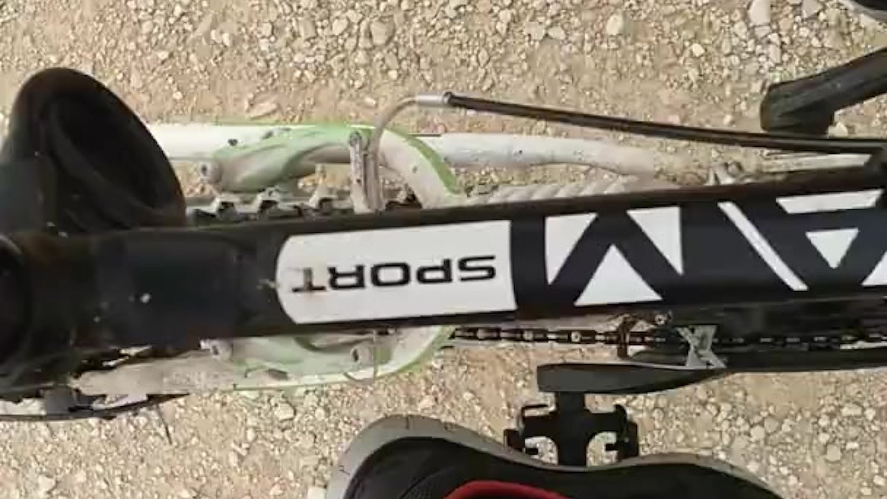 Naked Guy Rides Bike Outdoor