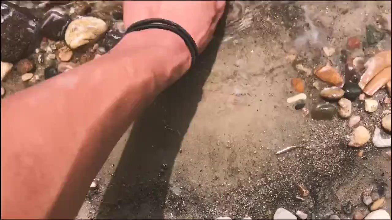 Fit Guy Masturbates by River, Cums Outdoors