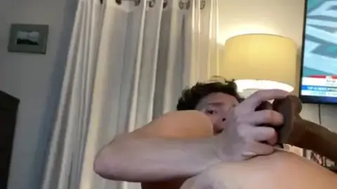 Twink Uses Huge Dildo for Anal Play and Cumshot