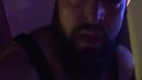 Bearded Bear Tries Anal with Dildo at Party Orgy