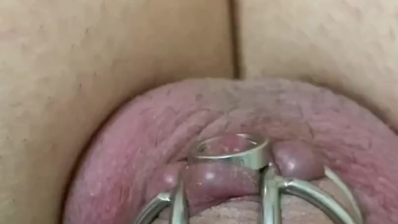 Sissy Submissive Enjoys Anal Vibes in Chastity