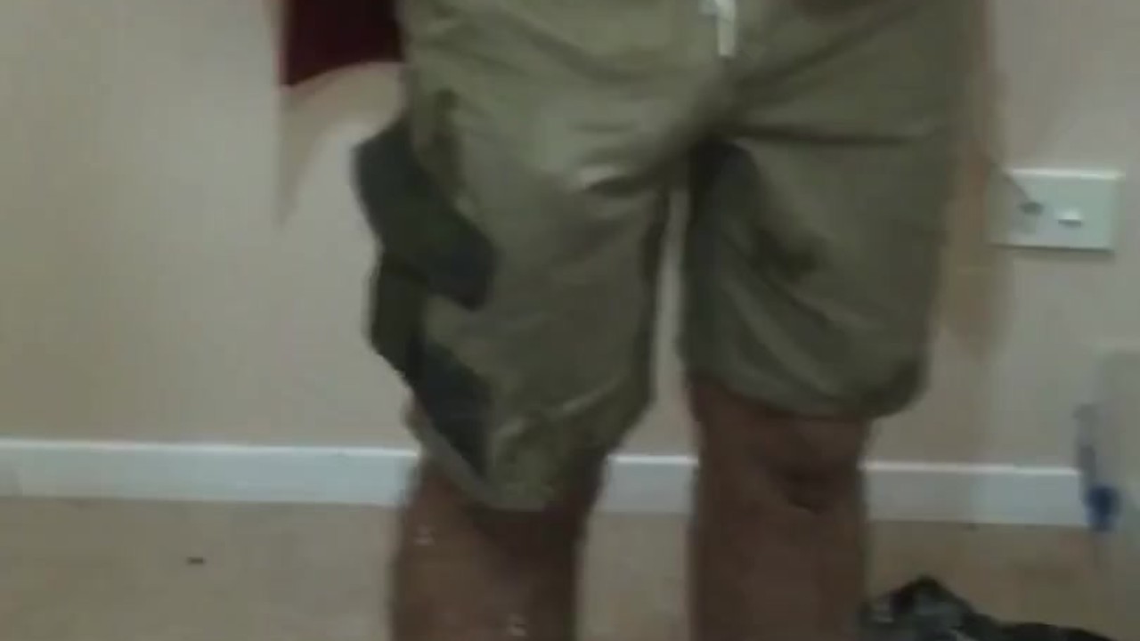 Tradesman Exposes His Cock on Camera