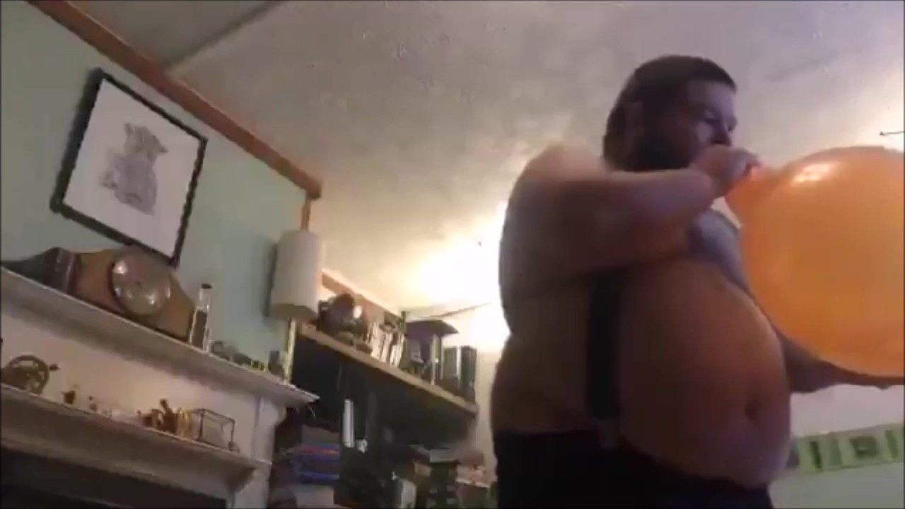 Belly Button Pop Fetish Play