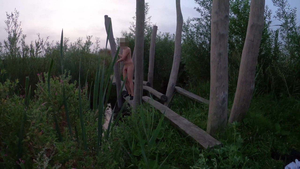 Naked Men Workout Outdoors at Fitness Park
