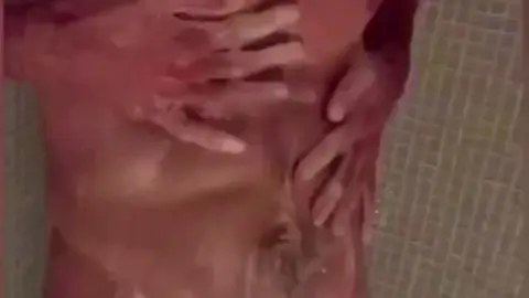 Solo Guy Jerks Off in Shower