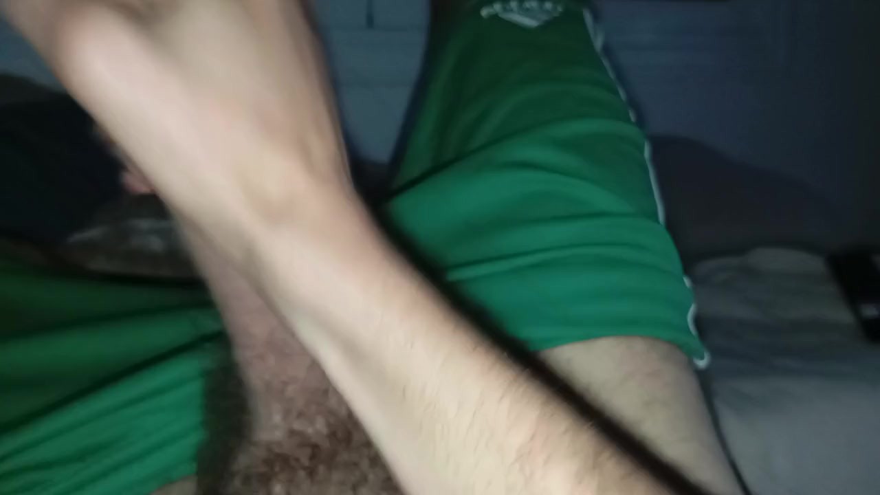 Huge Cock Handjob in the Dark