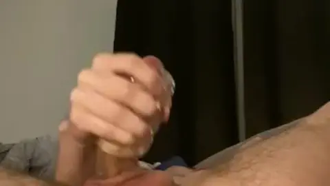 Guy Plays with New Sex Toy